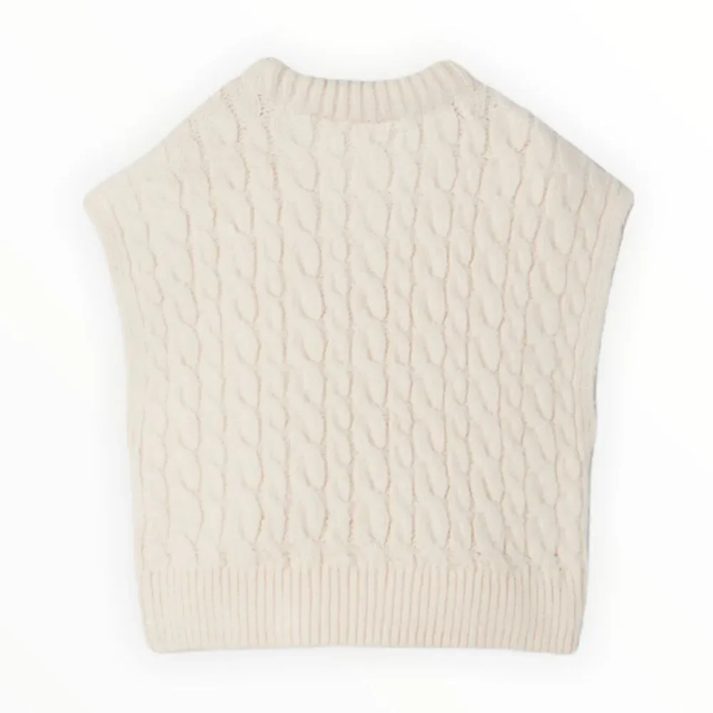 ZARA Kids | Cream | CABLE KNIT PONCHO